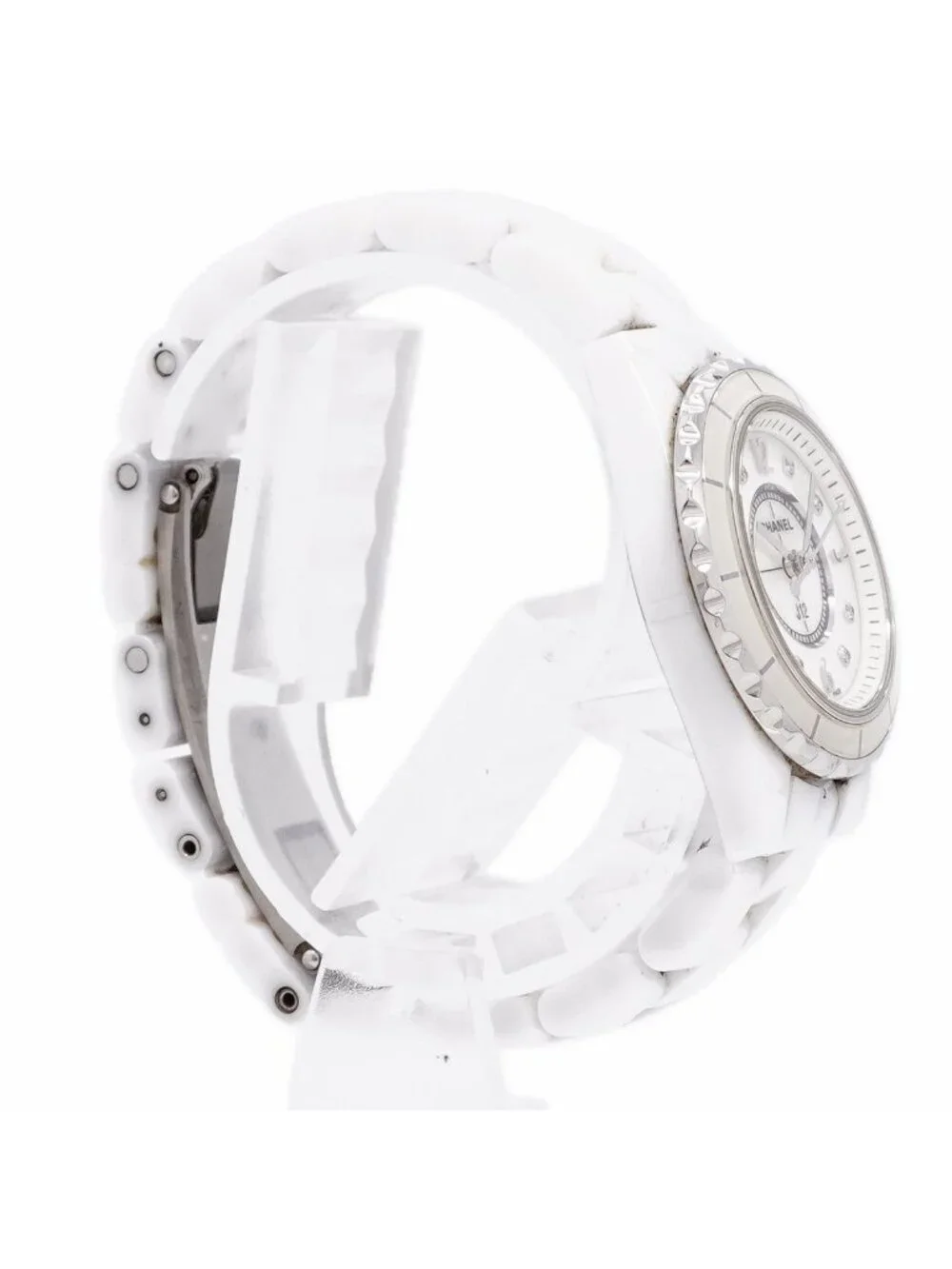 Chanel Diamond White Dial Watch